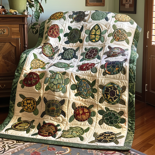 Turtle TAI041124100 Quilt Blanket