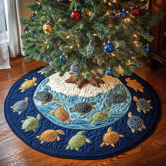 Turtle TAI041124464 Quilted Tree Skirt