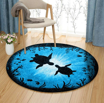 Turtle BT210831RR Round Area Rug