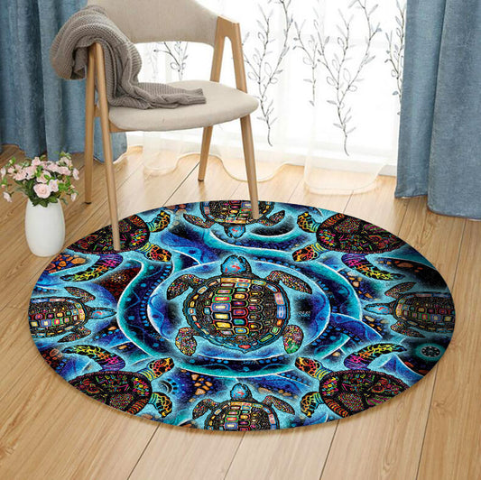 Turtle TL1710099TM Round Area Rug