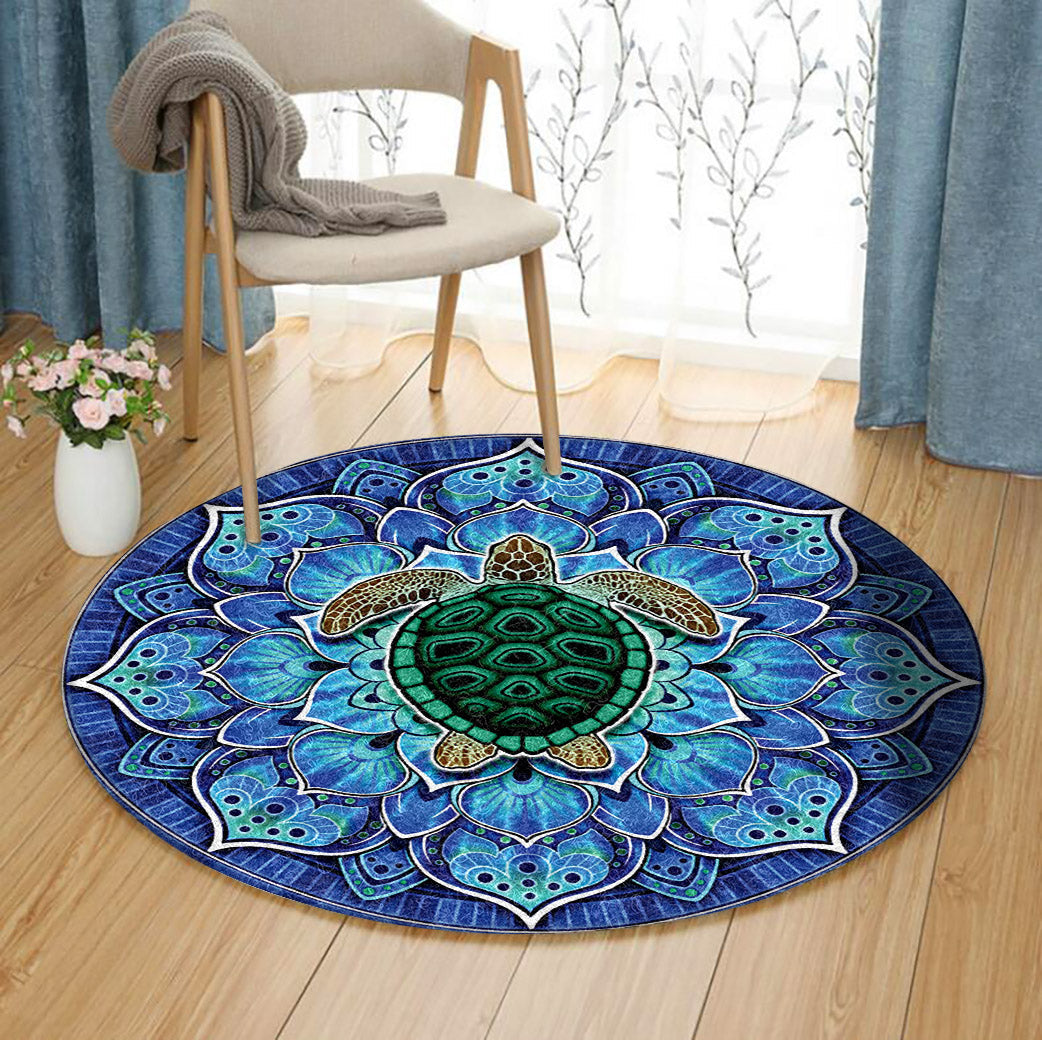 Turtle TL2211096TM Round Area Rug