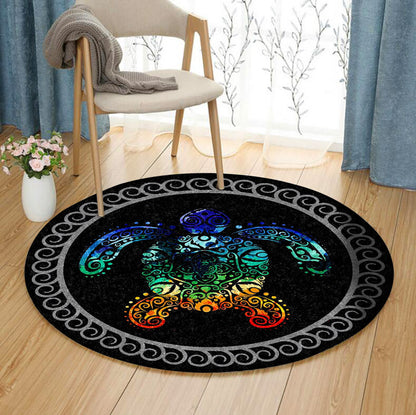 Turtle TT310725A Round Area Rug