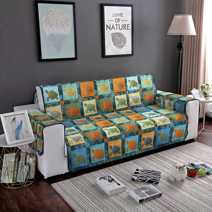 Turtle Bay Quilted Sofa Cover NCU0PT1077