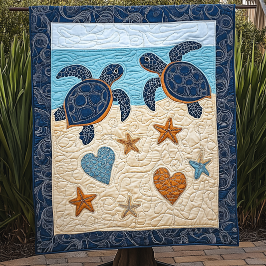 Turtle Tide Quilted Blanket NCU0DK3135