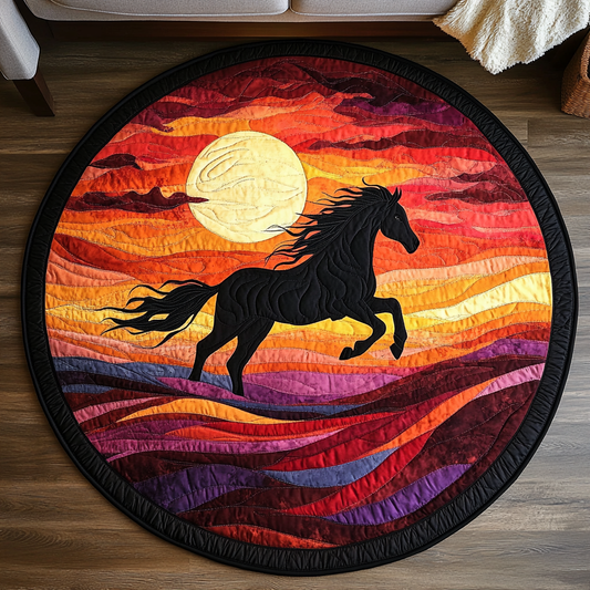 Twilight Charger Quilted Round Mat NCU0VH656