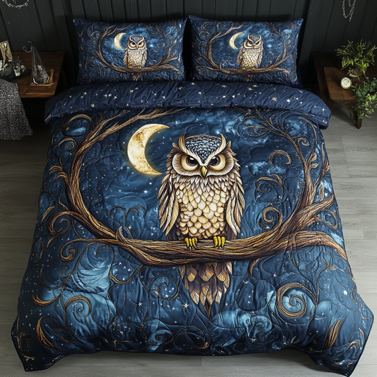 Juego de cama acolchado de 3 piezas Twilight Wings NCU0DK3614