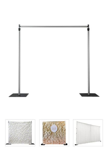 8′ x 8′ | Pipe & Drape Backdrop Hardware Kit