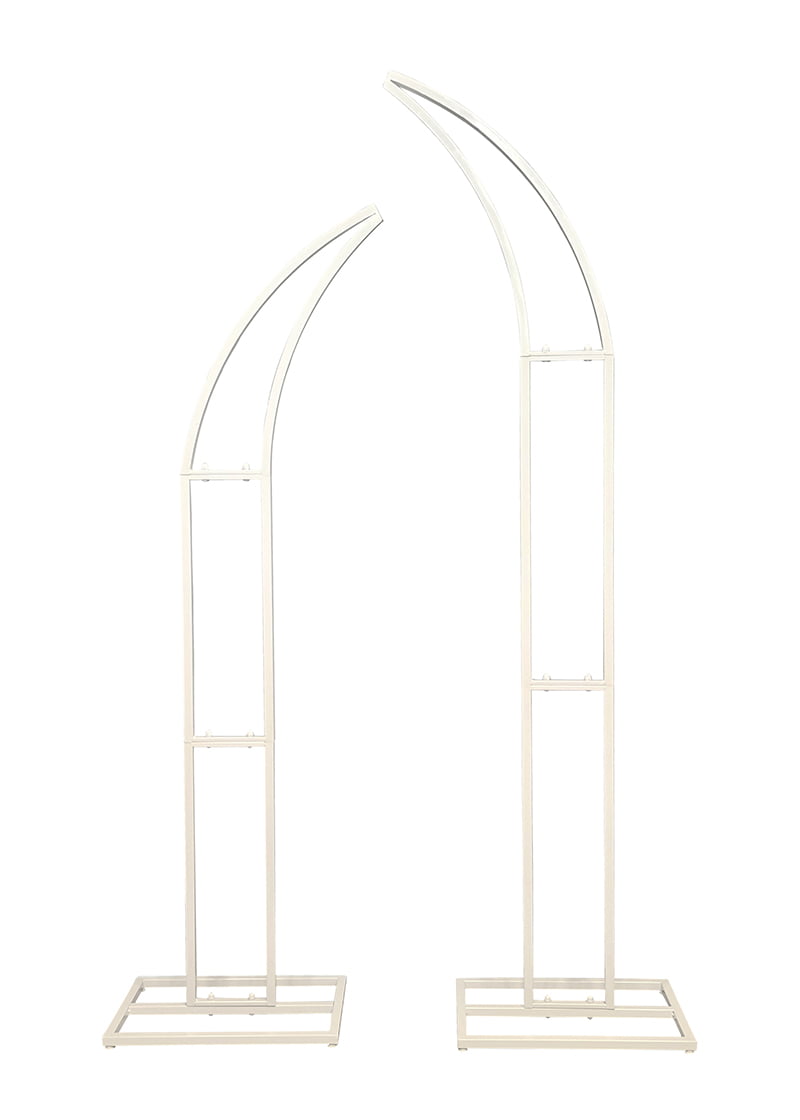 2 Sets | Wedding Backdrop Arches in White 6.9ft Tall