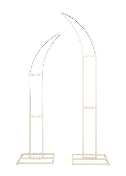 2 Sets | Wedding Backdrop Arches in White 6.9ft Tall