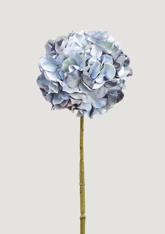 Artificial Hydrangea Blooming Flower in Blue - 21"