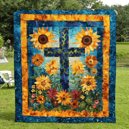 Vibrant Fields Quilted Blanket NCU0TH999