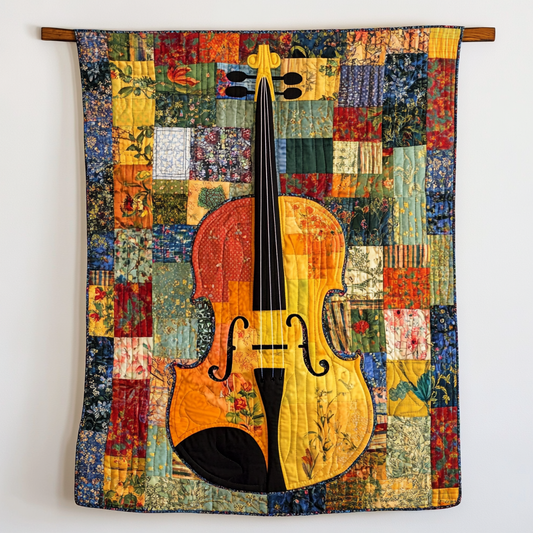 Violin DAI311024342 Quilt Blanket