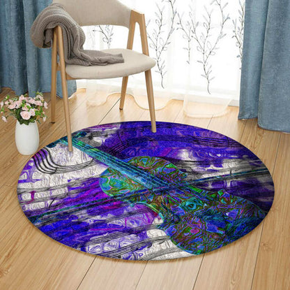 Violin HN0509105RR Round Area Rug