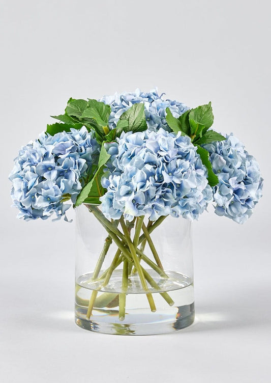 Faux Hydrangea Arrangement - 12"