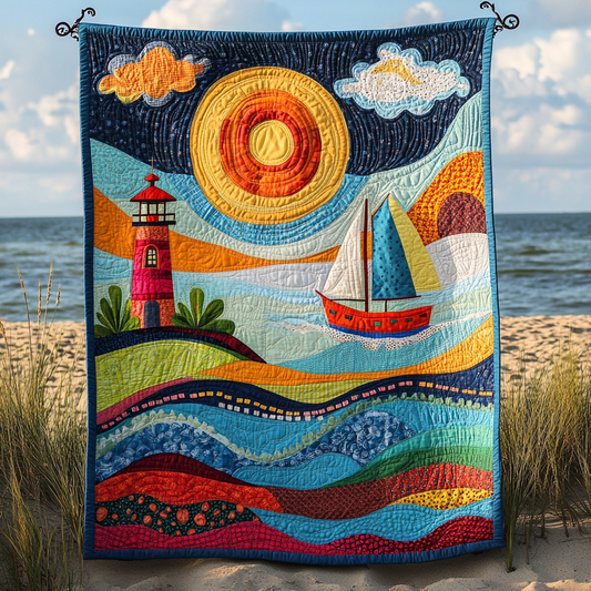 Waves of Guidance Quilted Blanket NCU0DK616