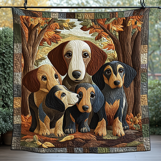 Weiner Whimsy Quilted Blanket NCU0DK1065