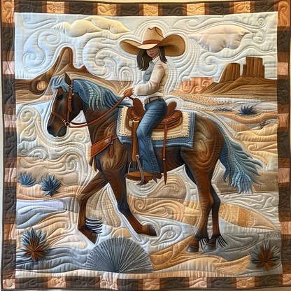 Western Beauty Quilted Blanket NCU0DV1551