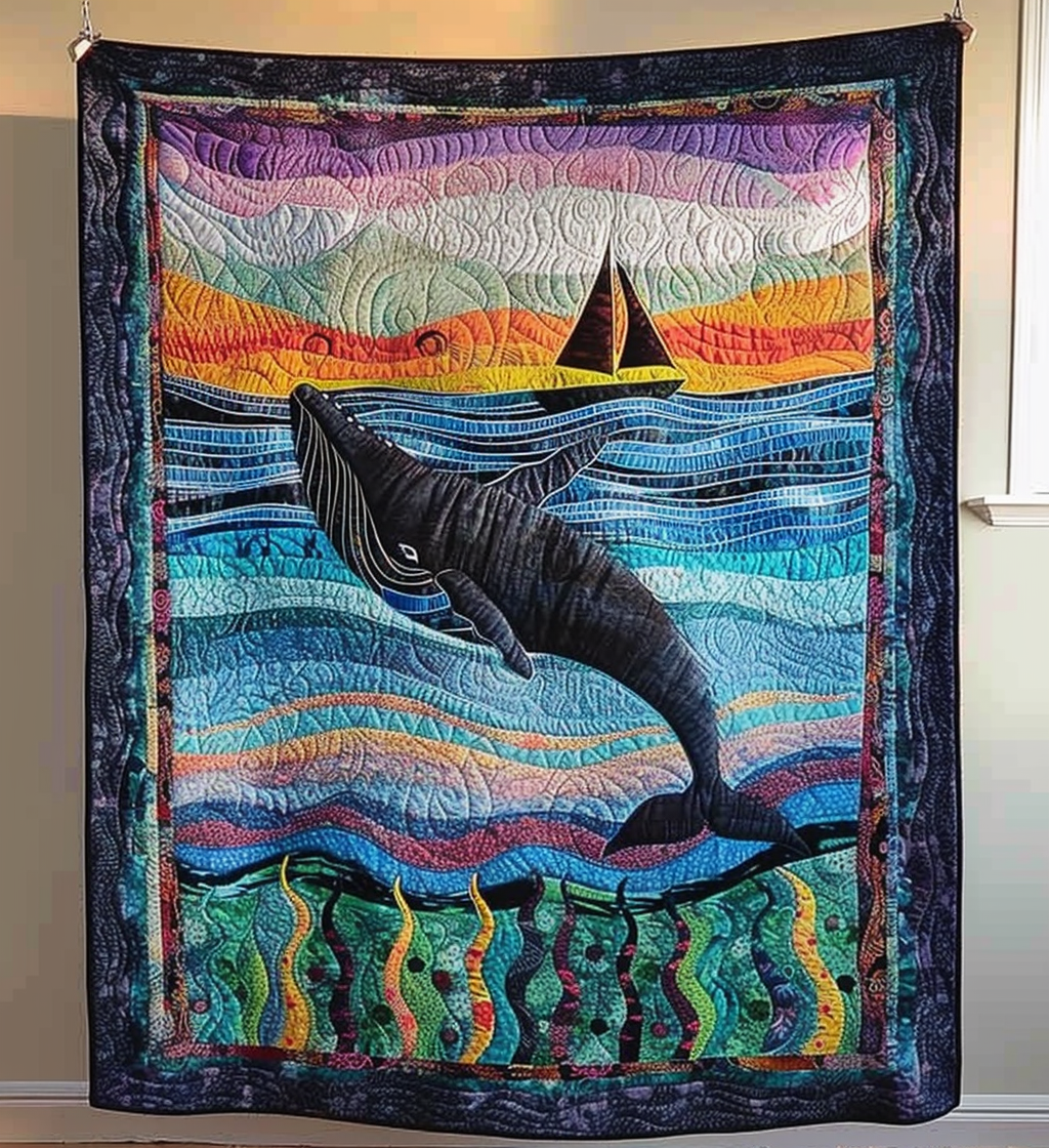 Aquatic Quilted Blanket NCU0VT18