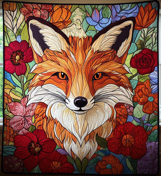 Whimsical Fox Quilted Blanket NCU0DV573