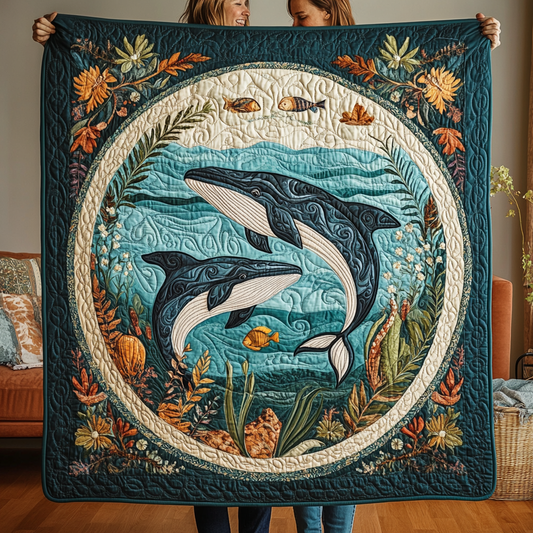 Whimsical Ocean Quilted Blanket NCU0TL2458