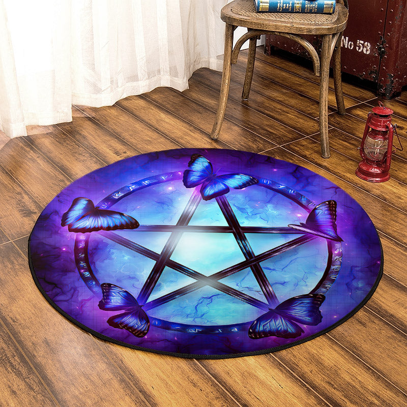 Wicca HM140823TM Round Area Rug