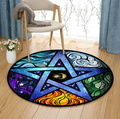 Wicca HM300814TM Round Area Rug