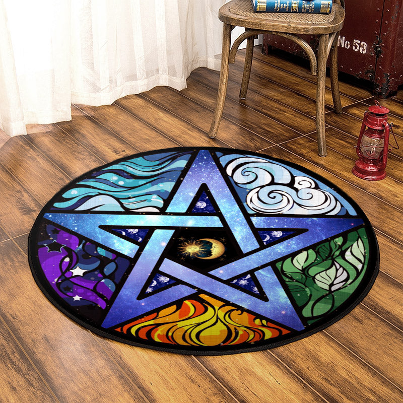 Wicca HM300814TM Round Area Rug