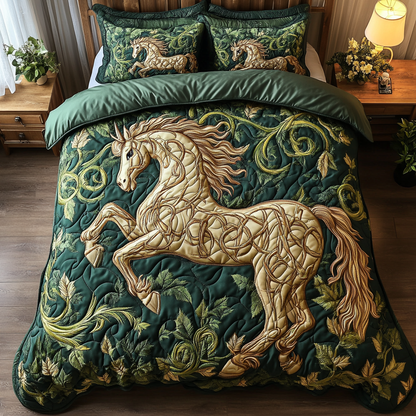 Wild Mustang 3-Piece Quilted Bedding Set NCU0DK3423