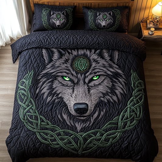 Juego de cama acolchado de 3 piezas Wild Spirit NCU0DK3419