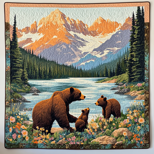 Wilderness Harmony Art Quilt Hanging NCU0TL967