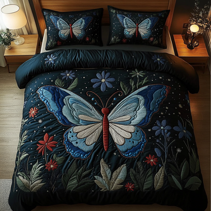 Winged Beauty 3-Piece Quilted Bedding Set NCU0DK3019