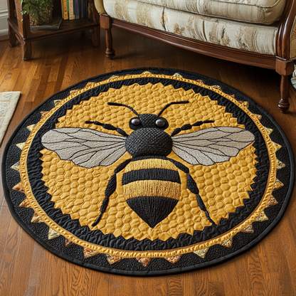 Wings of Nectar Quilted Round Mat NCU0DK1209