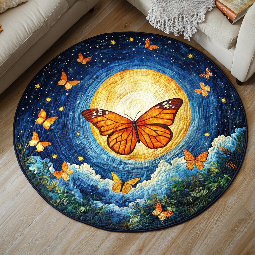 Wings of Wonder Quilted Round Mat NCU0DK1155