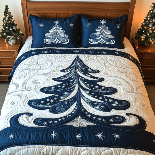 Winter Forest Tree TAI061124168 Quilt Bedding Set