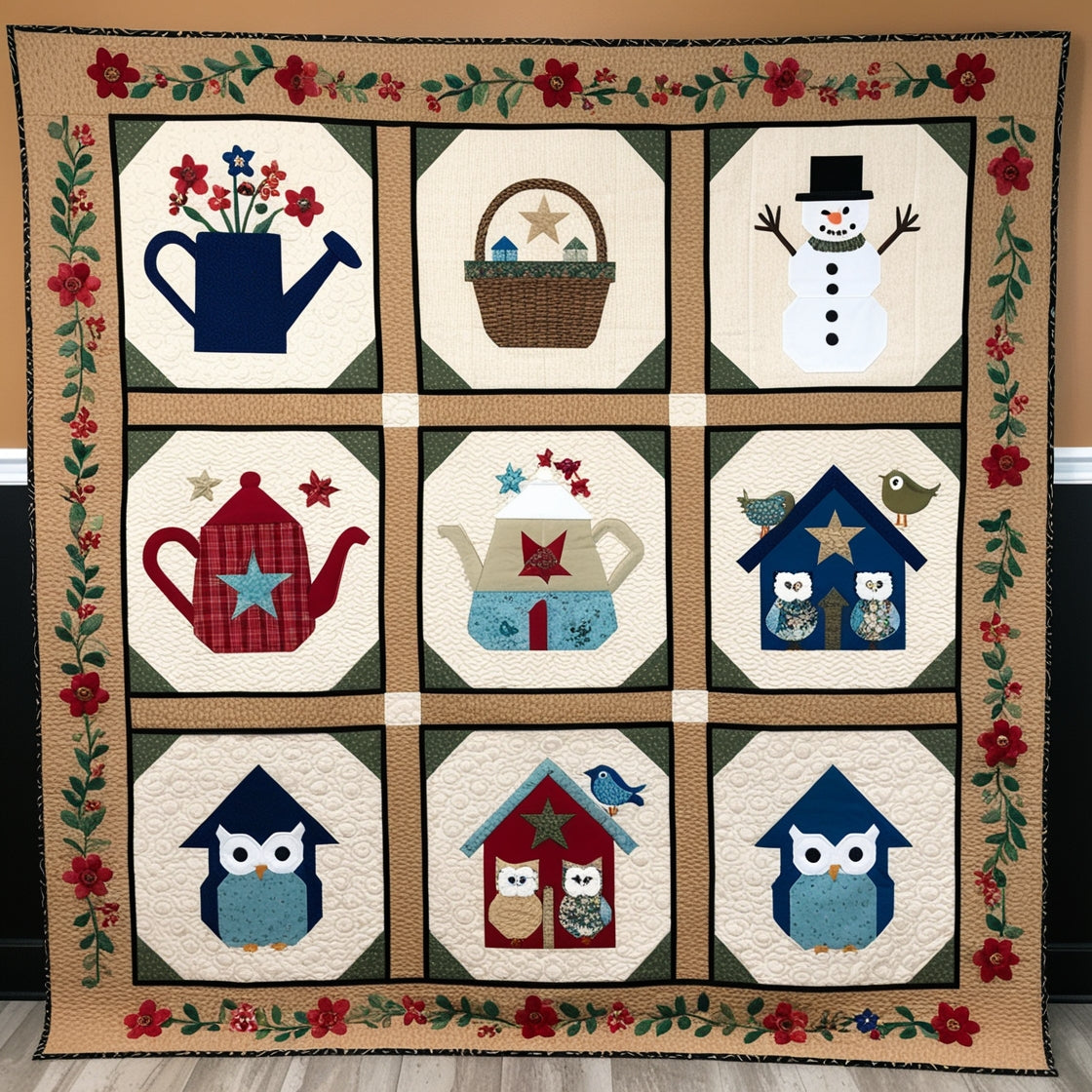 Winter Garden NTA281024058 Quilt Blanket