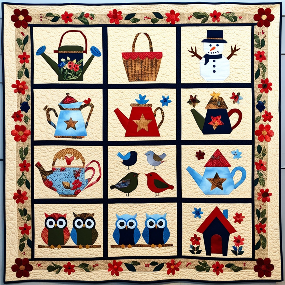 Winter Garden NTA281024063 Quilt Blanket