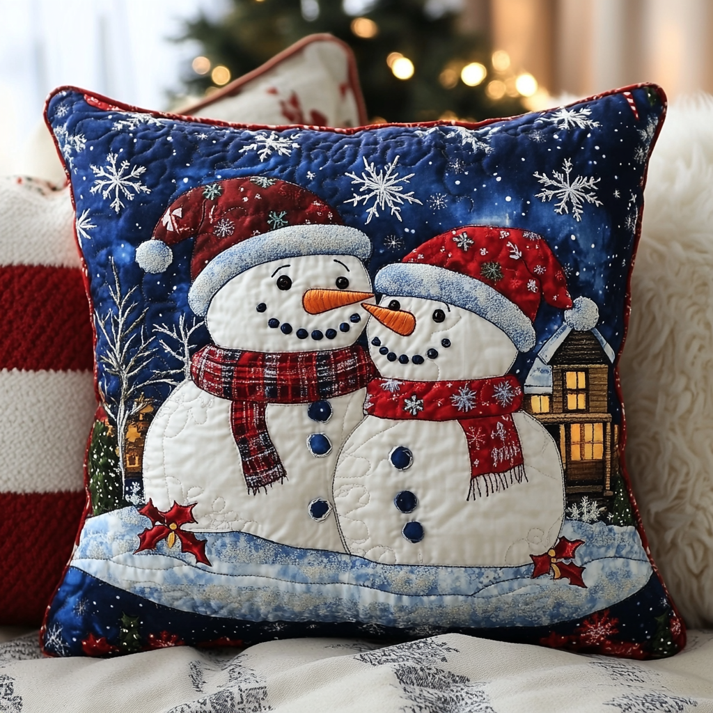 Winter Joy Quilted Pillow Case NCU0NT2216