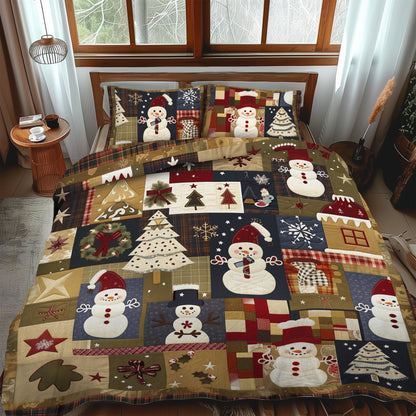 Winter Wonderland 3-Piece Quilted Bedding Set NCU0TH946