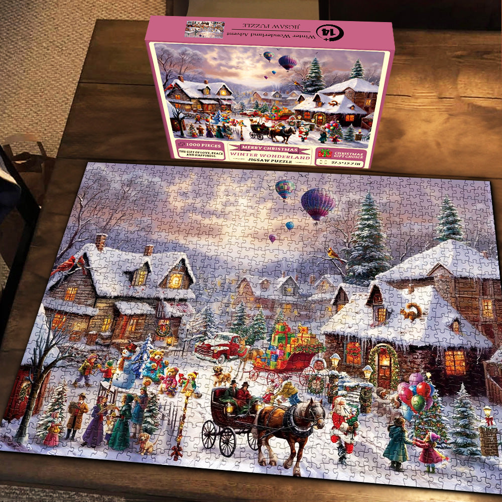 Winter Wonderland Advent Calendar Jigsaw Puzzle 1000 Pieces