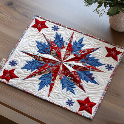 Winter Bloom Quilted Placemat NCU0PT2214