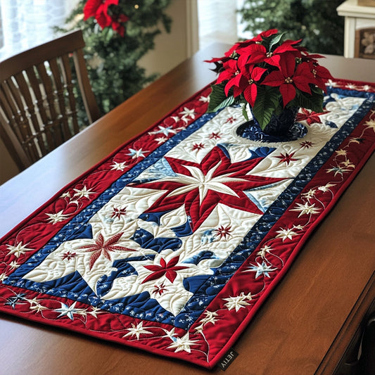 Winter Glow Quilted Table Runner NCU0PT2222