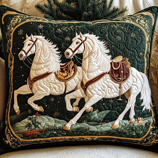 Winter Trot Quilted Pillow Case NCU0VH373