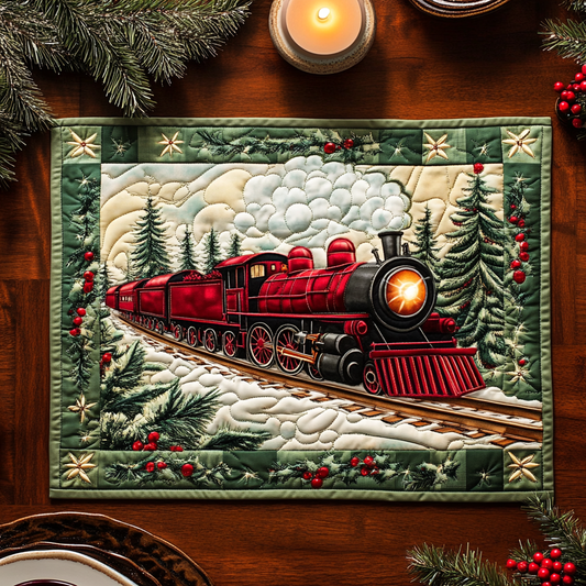 Winter Whistle Quilted Place Mat NCU0VH831