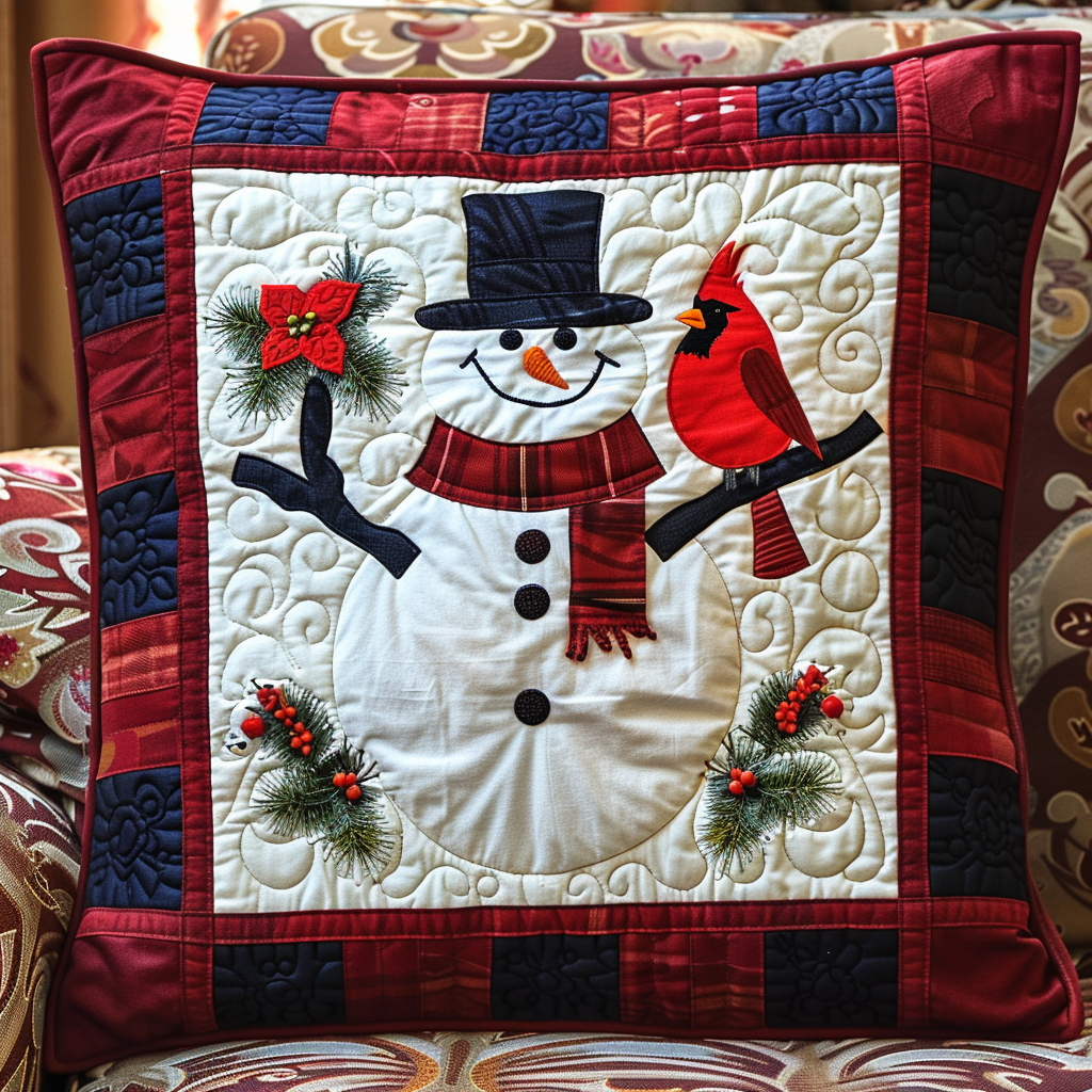 Winter Wonderland Quilted Pillow Case NCU0TL624