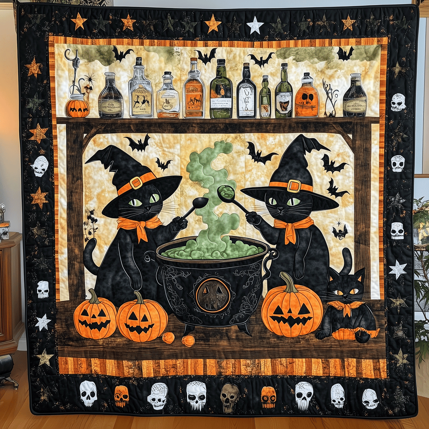 Witchy Paws Quilted Blanket NCU0TH1504