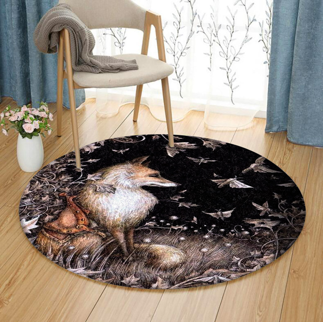 Wolf BL090888 Round Area Rug