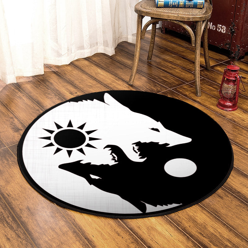 Wolf BL170833RR Round Area Rug