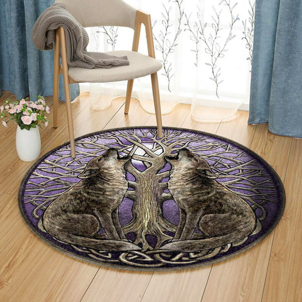 Wolf BL290842RR Round Area Rug