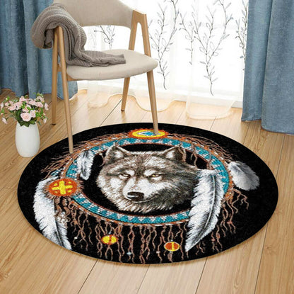 Wolf BL290844RR Round Area Rug