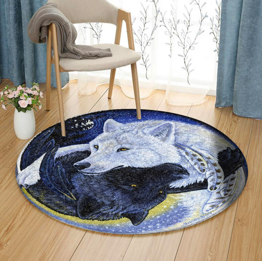 Wolf TN0410137TM Round Area Rug